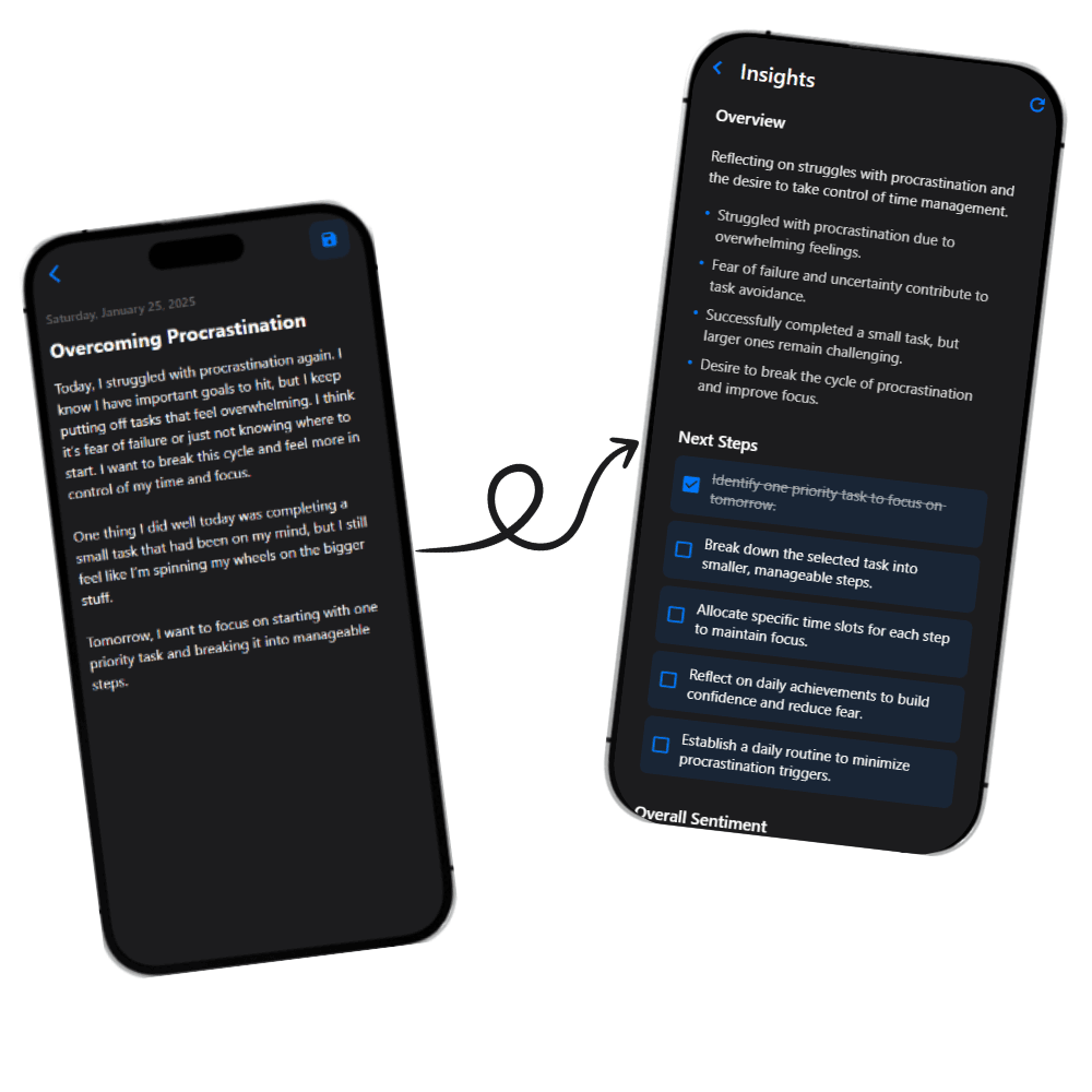 Journal Buddy app showcase